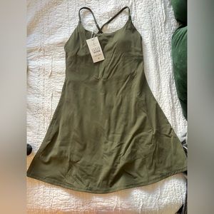 NEW Halara Tennis Dress, Green, Size Small